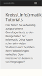 Mobile Screenshot of kreissl.info